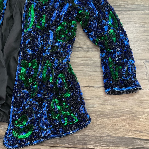 Vintage Jakelin Designs Silk Jacket Sz 2X - Picture 2 of 6